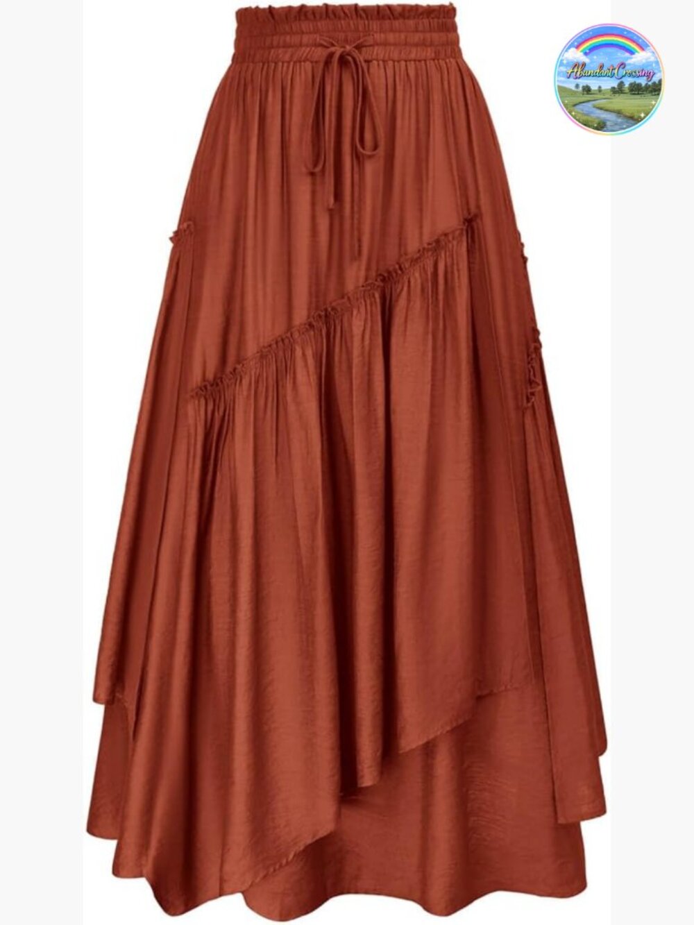 Renaissance Pirate Maxi Skirt Tiered with Pockets Plus Size